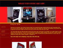 Tablet Screenshot of kraylixarcade.com